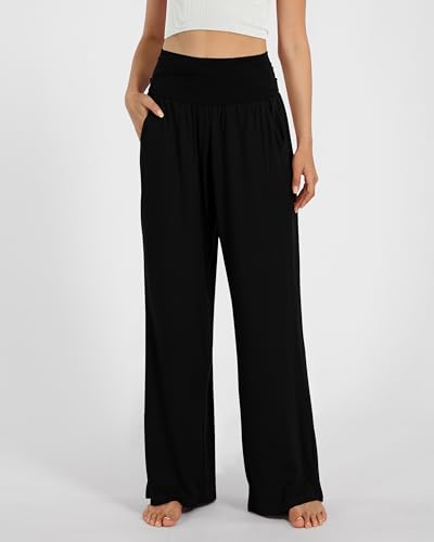Women's Wide Leg Palazzo Pants with Pockets